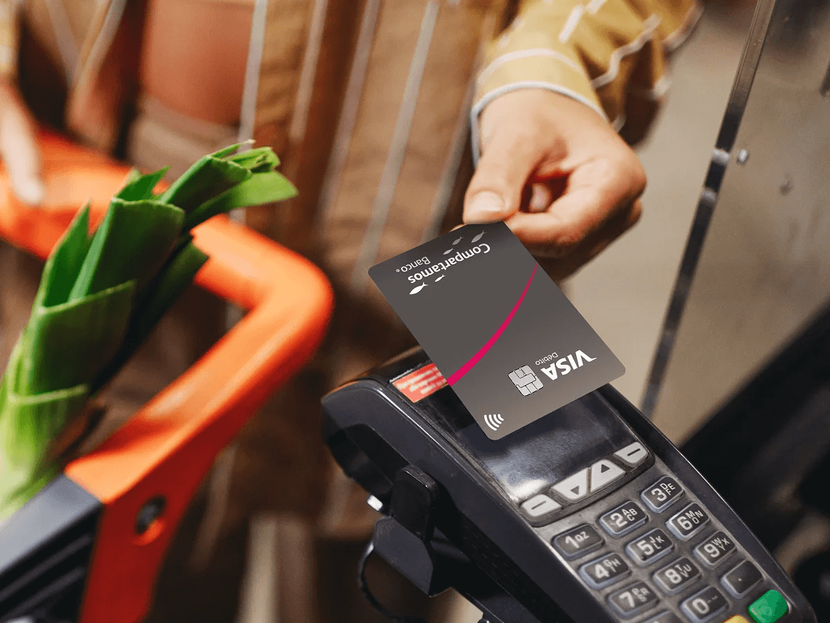 Targeta compartamos cerca de POS